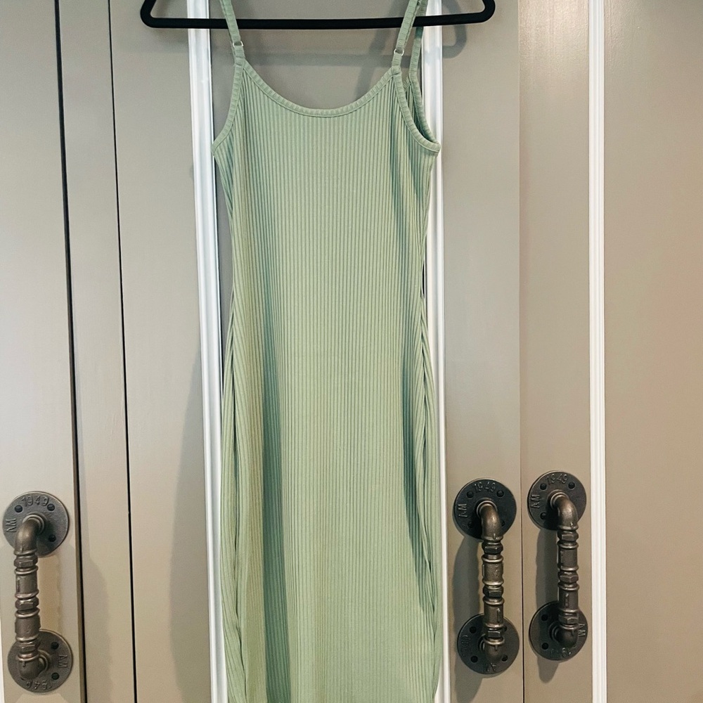 Guess Ribbed Button-Down Dress - Picture 2 of 3